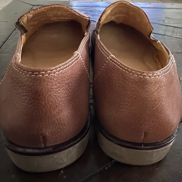 Sandro Mens 10 Loafers Brown Soft Leather Comfort/Casual Shoes Made In Brazil - Picture 6 of 13